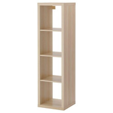 Brand New IkeaKALLAX Shelving unit, white stained oak effect42x147 cm