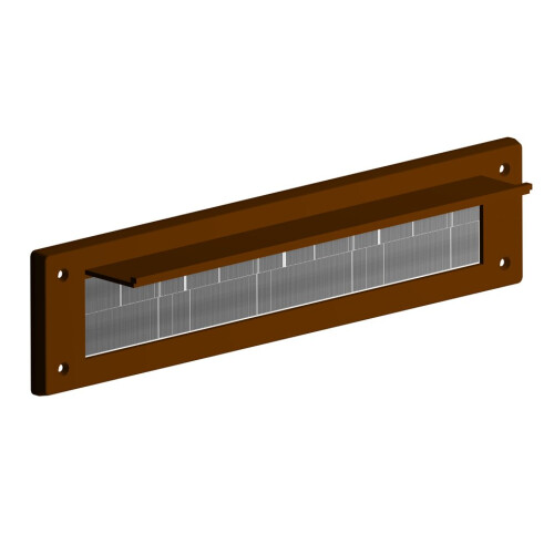 Stormguard Letter Plate With Flap Brown