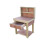 (3ft, Standard Legs) Wooden Eucalyptus Top Workbench With Drawers And Back Panel 5