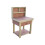(3ft, Standard Legs) Wooden Eucalyptus Top Workbench With Drawers And Back Panel 1
