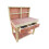 (5ft, Standard Legs) Wooden Eucalyptus Top Workbench With Drawers And Back Panel 5