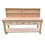 (8ft, Legs With Wheels) Wooden Eucalyptus Top Workbench With Drawers And Back Panel 2