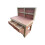 (5ft, Legs With Wheels) Wooden Eucalyptus Top Workbench With Drawers And Back Panel 6