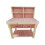 (5ft, Standard Legs) Wooden Eucalyptus Top Workbench With Drawers And Back Panel 3
