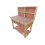 (5ft, Standard Legs) Wooden Eucalyptus Top Workbench With Drawers And Back Panel 2