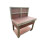 (5ft, Legs With Wheels) Wooden Eucalyptus Top Workbench With Drawers And Back Panel 2