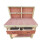 (6ft, Standard Legs) Wooden Eucalyptus Top Workbench With Drawers And Back Panel 6