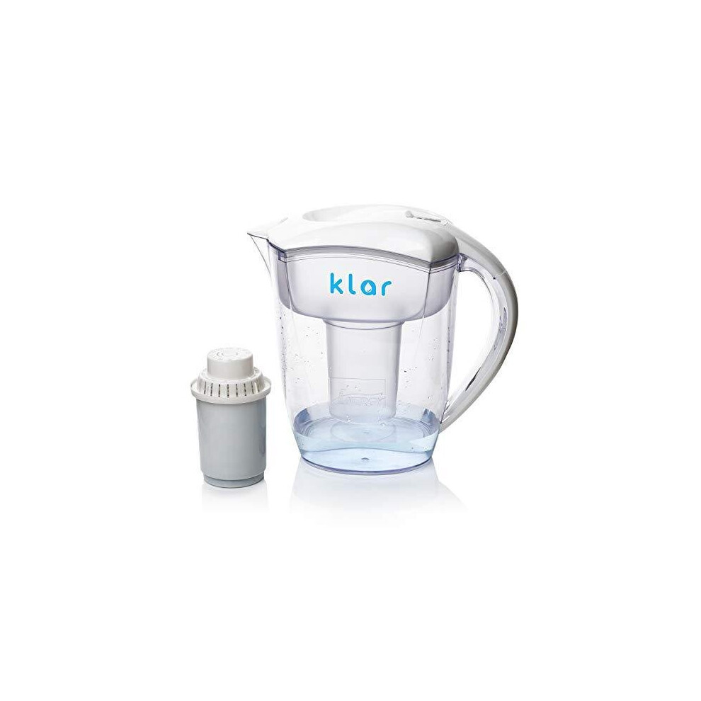Fluoride Water Filter Pitcher 3.5L – Removes Fluoride, Lead, Microplastics - Alkaline PH by Klar Water