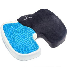 The Winner 2020* Premium Coccyx Cushion with CoolGel - Orthopedic Seat Cushion for Car/Office/Home - Sciatica, Tailbone & Back Pain Relief - Doctor
