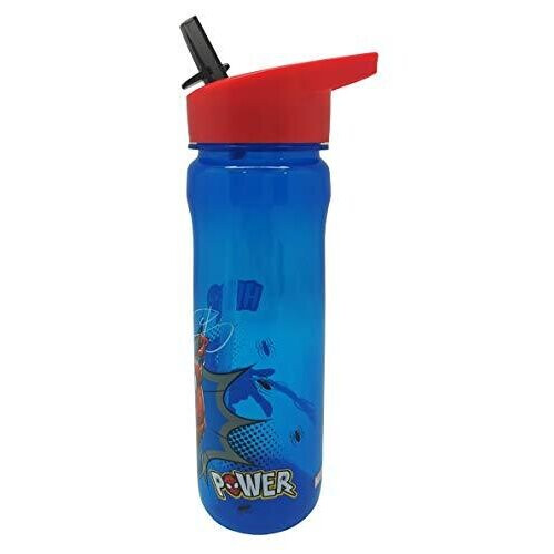 Marvel Marvel re usable Water Bottle, polypropylene, Blue and red, 600ml 2