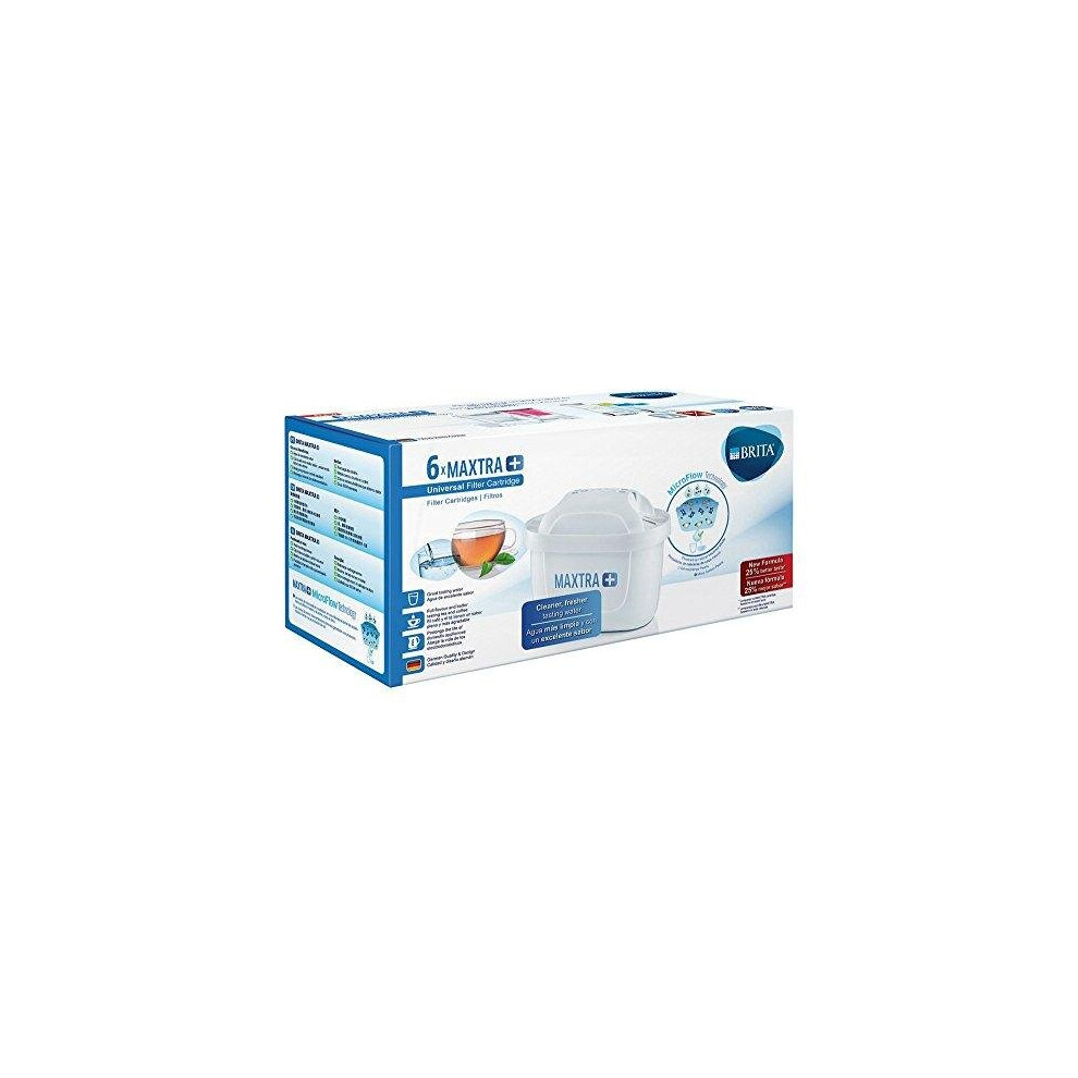 Brita Maxtra Water Filter Cartridges - Pack Of 6 (Eu Version) White