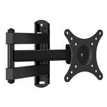 TV Wall Bracket, Swivels Tilts Extends Rotates TV Wall Mount for 10-32 inch TVs up to 20KG, Max VESA 100X100mm