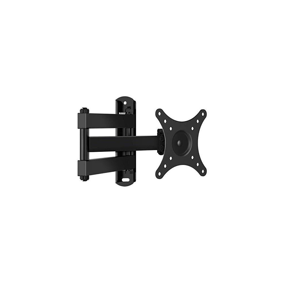 TV Wall Bracket, Swivels Tilts Extends Rotates TV Wall Mount for 10-32 inch TVs up to 20KG, Max VESA 100X100mm