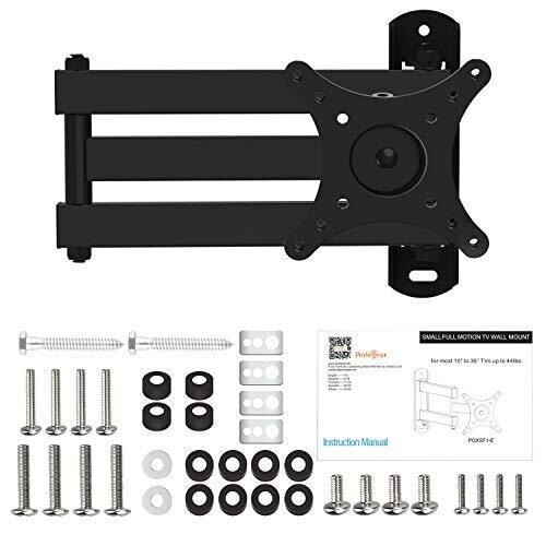 TV Wall Bracket, Swivels Tilts Extends Rotates TV Wall Mount for 10-32 inch TVs up to 20KG, Max ...