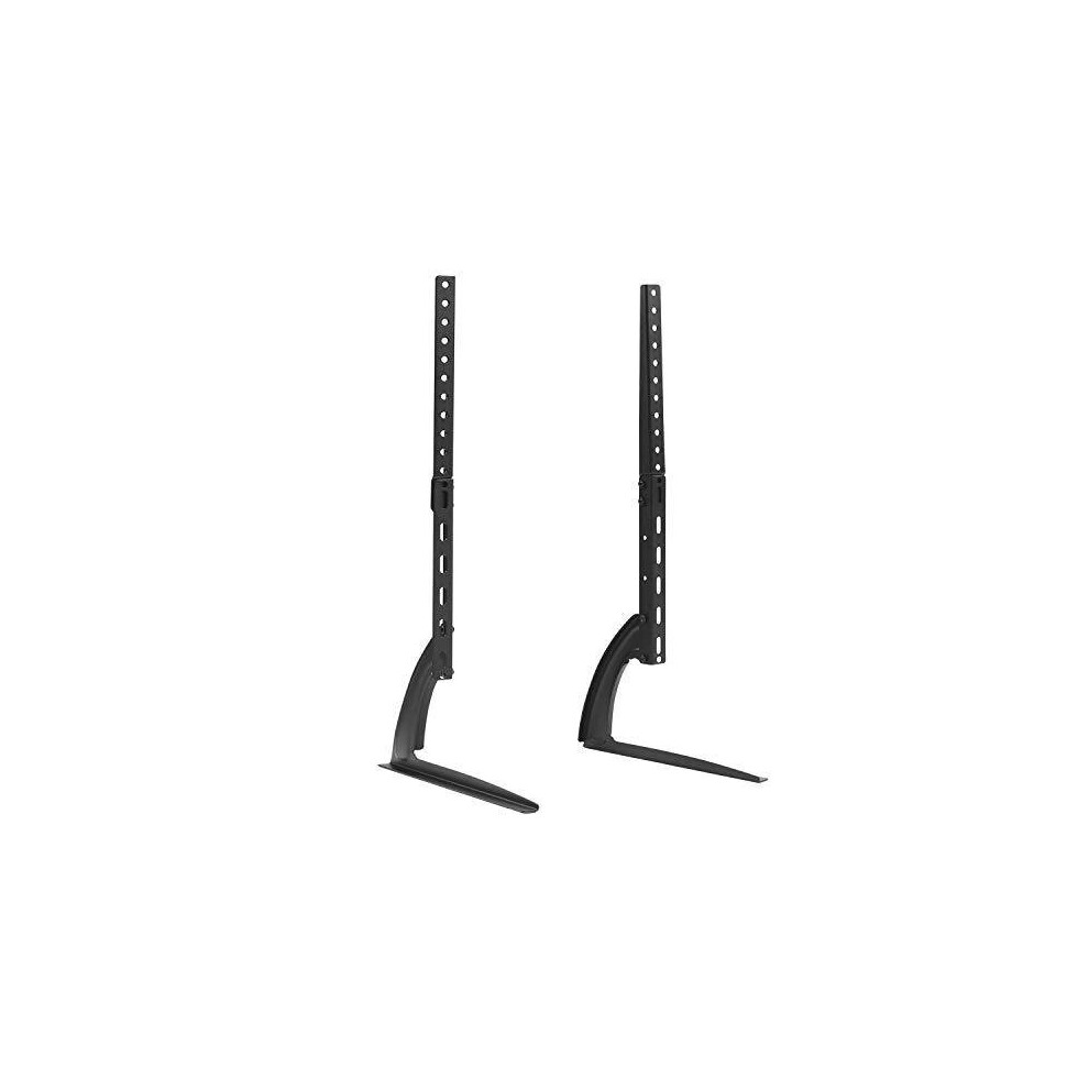 Rfiver Universal Tv Stand Legs Tv Feet For 20" To 65" Table Top Tv Stand Pedestal Riser Replacement Flat&Curved Screen Lcd/Led/Plasma Max 40Kgs Vesa Black 761330650128