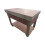 (4ft, Legs With Wheels) Wooden Eucalyptus Top Workbench With Drawers 5