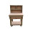 (3ft, Legs With Wheels) Wooden MDF Top Workbench With Drawers And Back Panel 2