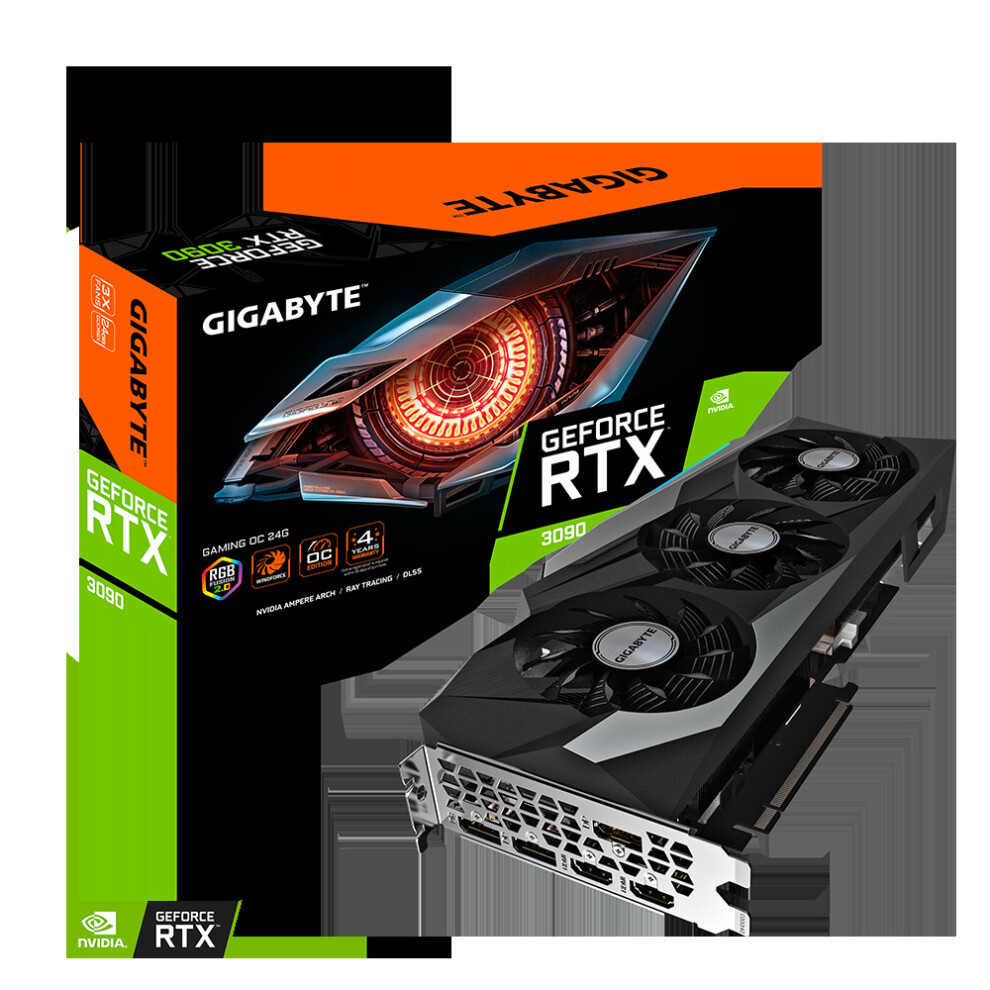 GIGABYTE GeForce RTX 3090 DirectX 12 GV-N3090GAMING OC-24GD 24GB