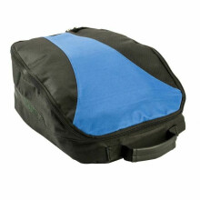 (Black & Blue) Izzo Golf Shoe Bag, Nylon Zipped, Water Resistant