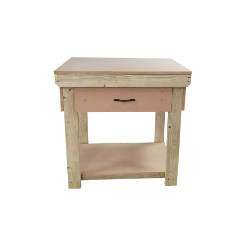 (3ft, Standard Legs) Wooden MDF Top Workbench With Drawers 2