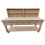 (8ft, Legs With Wheels) Wooden MDF Top Workbench With Drawers And Back Panel 2