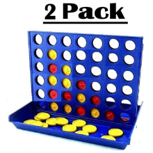 2 Pack Mini Connect Four 4 In A Row Line Board Game Travel Family Fun