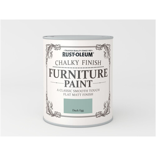 Rust-Oleum Chalk Furniture Paint Duck Egg 750ml