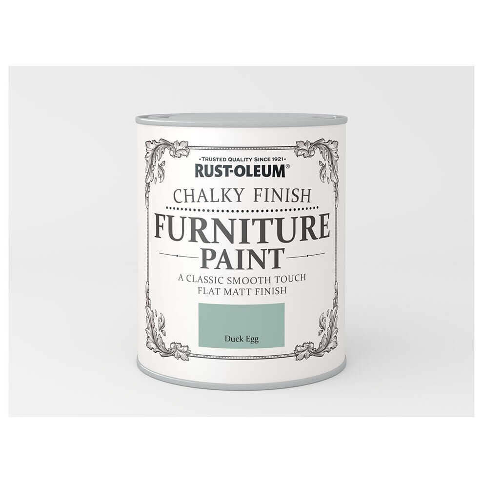 Rust-Oleum Chalk Furniture Paint Duck Egg 750ml