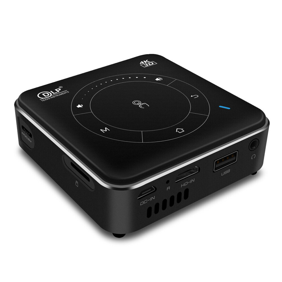 (2G Ram 16G Rom) Mini Projector Led Home Cinema Theater Wifi2.4g/5G Light 7371875209700
