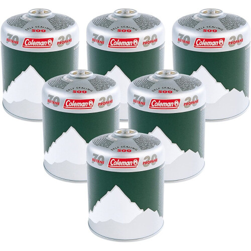 Coleman Coleman Green Multipack C500 Gas Cartridge - 6 Pack 2