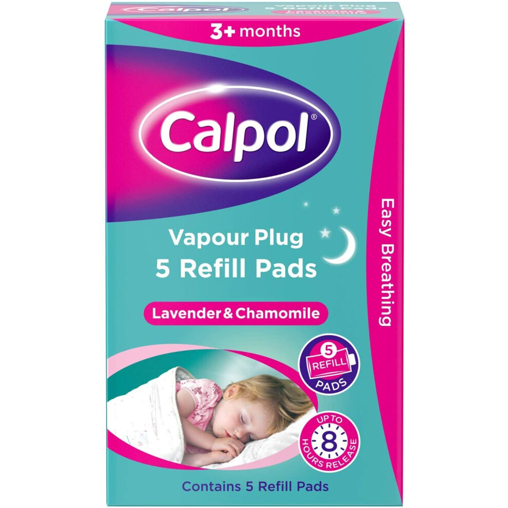 Calpol Vapour Plug Refill Pads Lavender & Chamomile 3+ Months