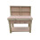 (6ft, Standard Legs) Wooden MDF Top Workbench With Drawers And Back Panel 3