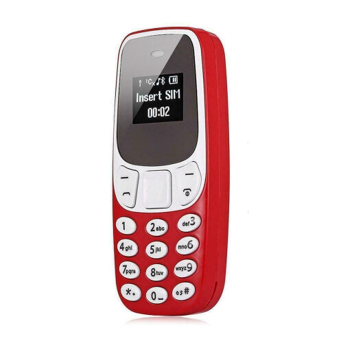 Ranpo (Red) Mini Mobile Phone GSM Dual SIM Bluetooth Keypad 1