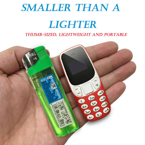 Ranpo (Yellow) Mini Mobile Phone GSM Dual SIM Bluetooth Keypad 2
