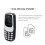 Ranpo (Black Gold) Mini Mobile Phone GSM Dual SIM Bluetooth Keypad 10