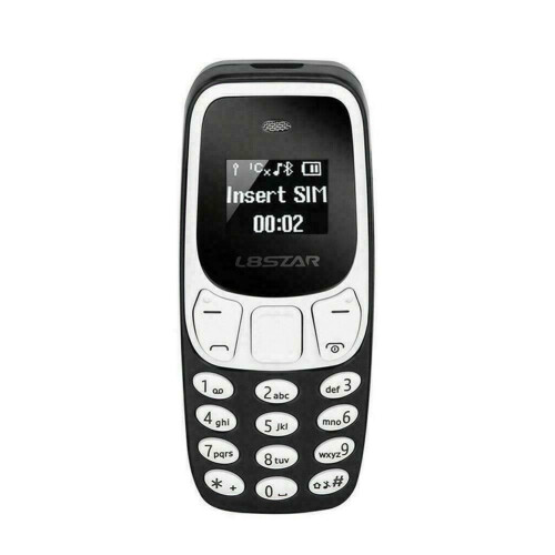 Ranpo (Black) Mini Mobile Phone GSM Dual SIM Bluetooth Keypad 1