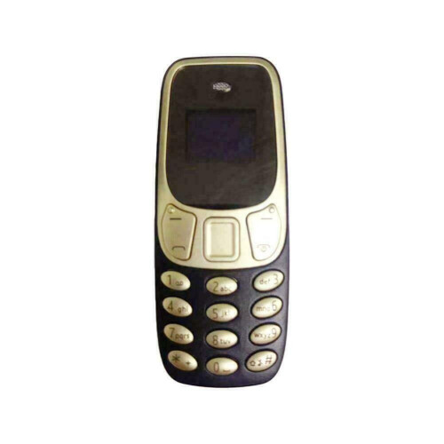 Ranpo (Black Gold) Mini Mobile Phone GSM Dual SIM Bluetooth Keypad 1