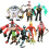 Ben 10 Ben 10 Action Figure 9pcs 5" PVC Doll Set Play Toy Model Gift 1