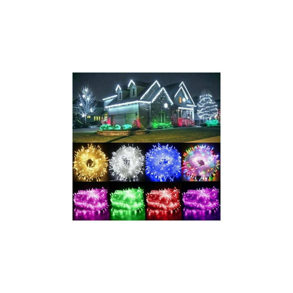 20M 200LED Fairy String Light Clear Cable for Christmas Tree Festival Decoration