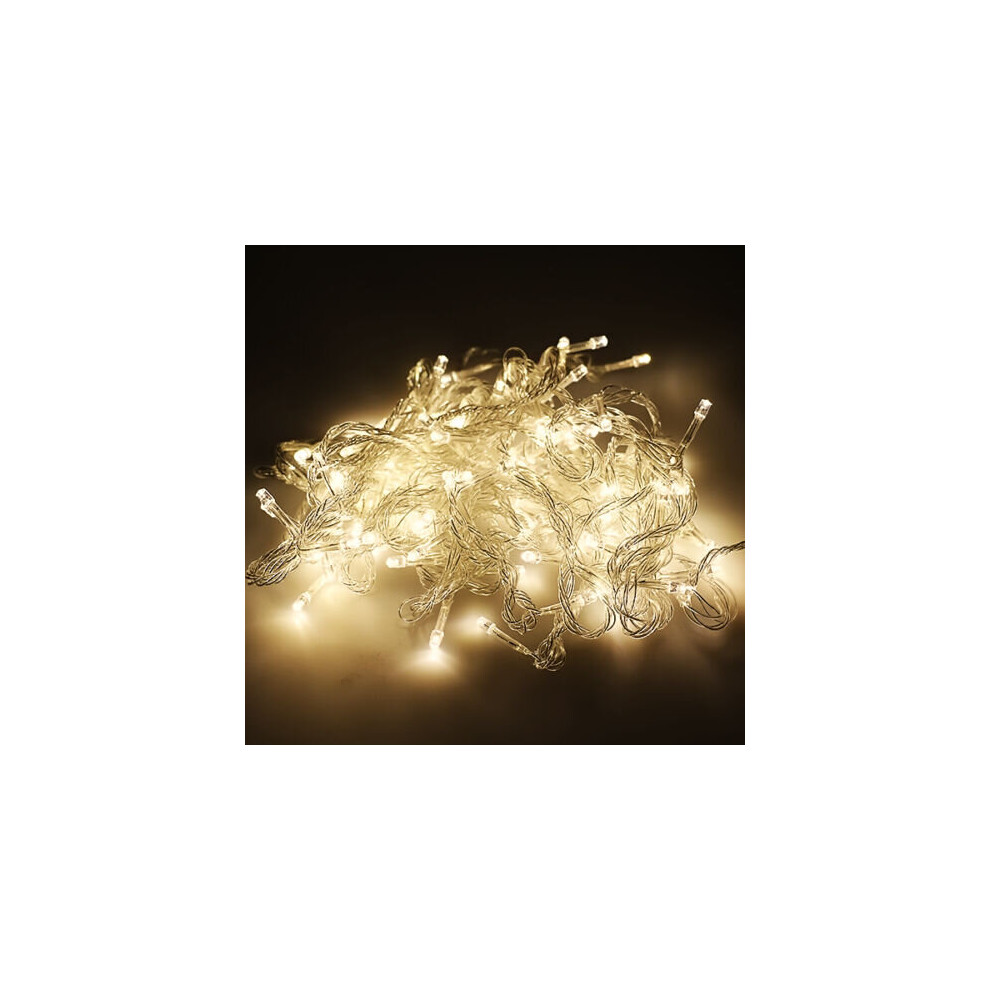 (30M 300Led, Warm - Twinkle String Led Light) 300 Led Lamps String Fairy Lights Christmas Party Hanging Decor Home Outdoor White/Light