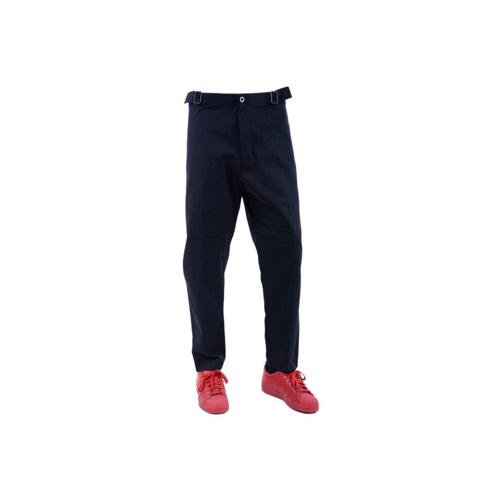 (W48 L30) DIESEL BLACK GOLD PALORKI BG3FJ Mens Chino Trousers Slim Fit Tapered Black Pants