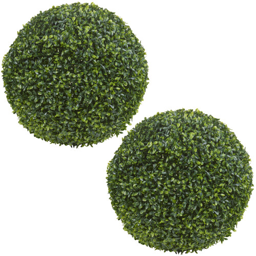 URBN Living (2) Artificial Hanging Topiary Buxus Balls