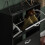Vida Designs (Black) 2 Drawer Shoe Cabinet Pull Out Hallway Storage 3