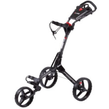(Black) Cube Golf Trolley by SkyMax One Click 3 Wheel