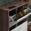 Vida Designs (Walnut & White) 2 Drawer Shoe Cabinet Pull Out Hallway Storage 3