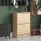 Vida Designs (Pine) 2 Drawer Shoe Cabinet Pull Out Hallway Storage 1