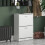 Vida Designs (White) 2 Drawer Shoe Cabinet Pull Out Hallway Storage 1