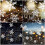 Snowflake LED Christmas Projector Lights Rotating Snowfall Landscape Lamp 3
