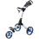 (White/Blue) Cube Golf Trolley by SkyMax One Click 3 Wheel 1