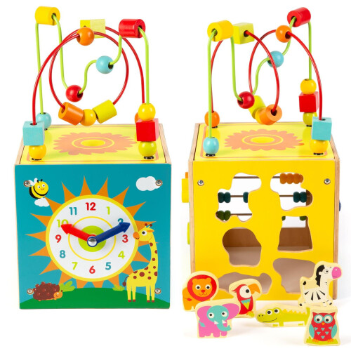 Boppi boppi Large Wooden Activity Play Box 2